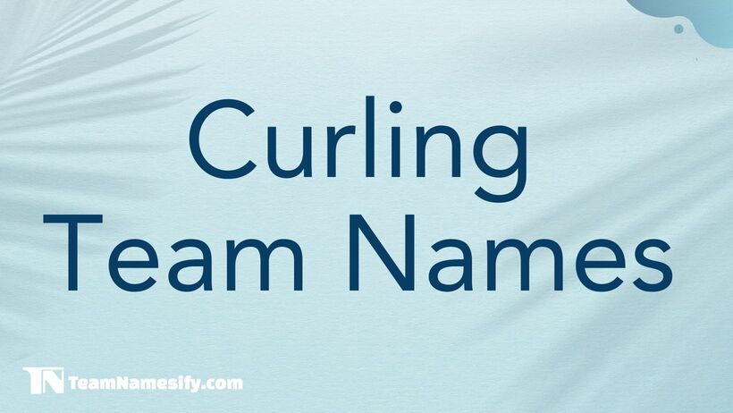 You are currently viewing Curling Team Names