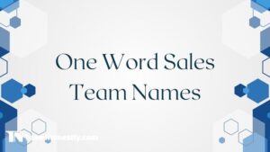 Read more about the article One Word Sales Team Names