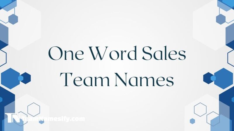 Food Drive Team Names