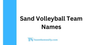 Read more about the article Sand Volleyball Team Names