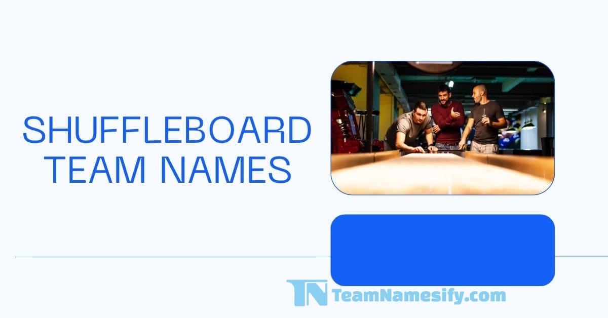 Read more about the article Shuffleboard Team Names