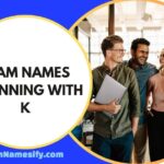 Team Names Beginning With K