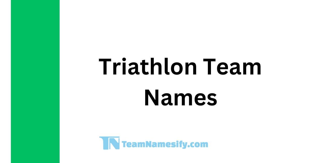 Read more about the article Triathlon Team Names